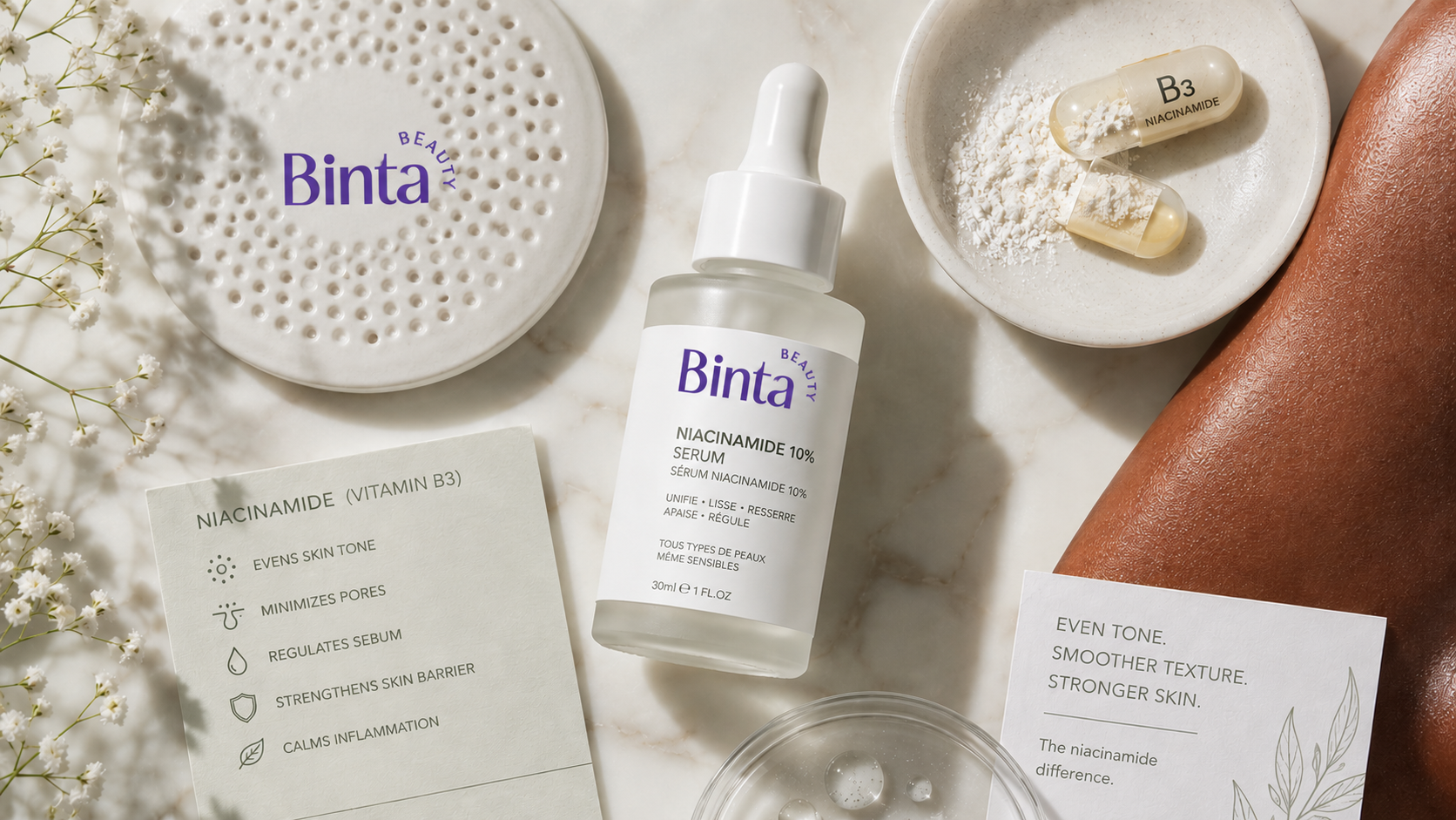 Niacinamide : à quoi ça sert vraiment pour les peaux noires ?