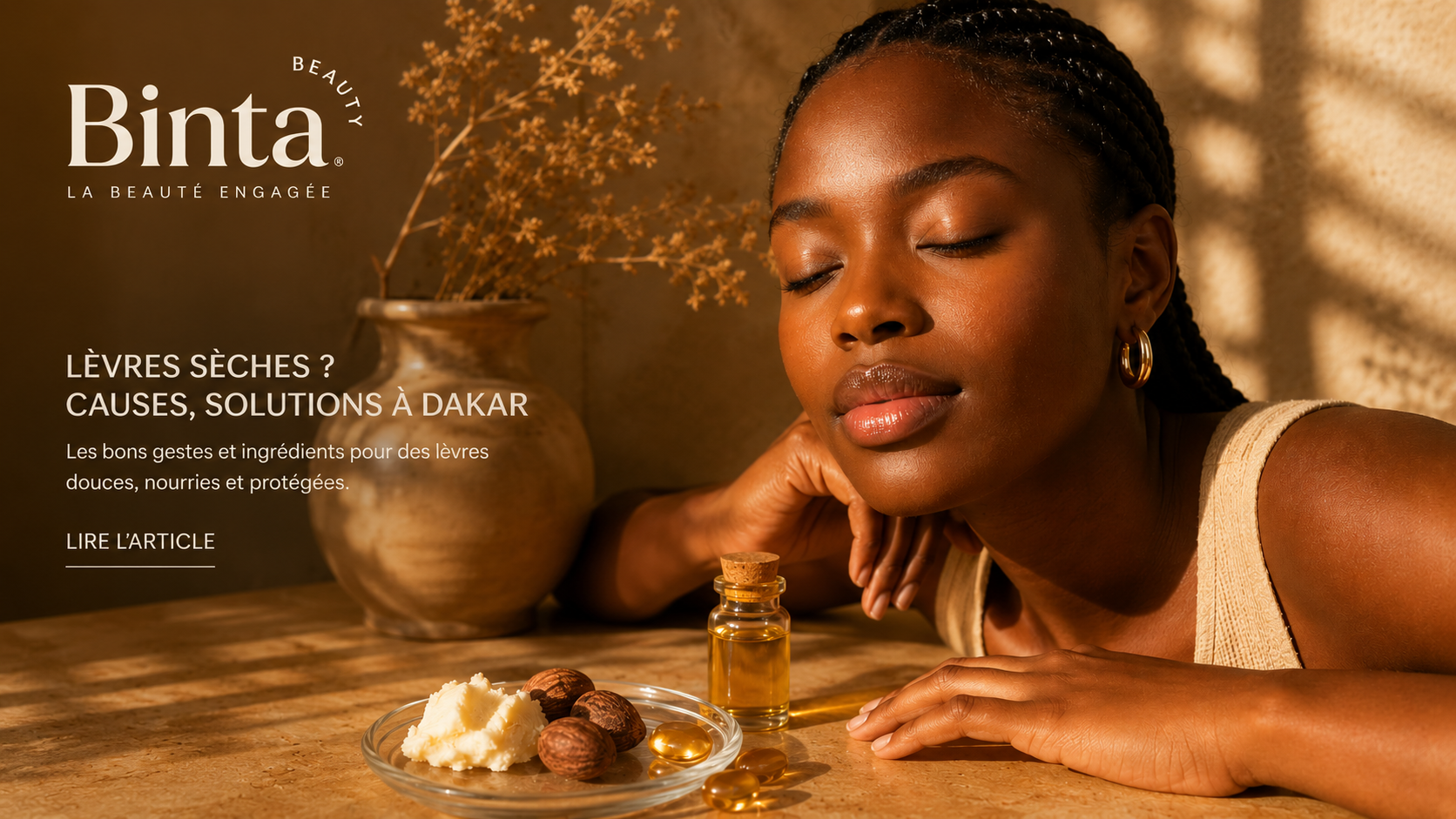 Pourquoi mes lèvres sont-elles toujours sèches à Dakar ? Causes et solutions
