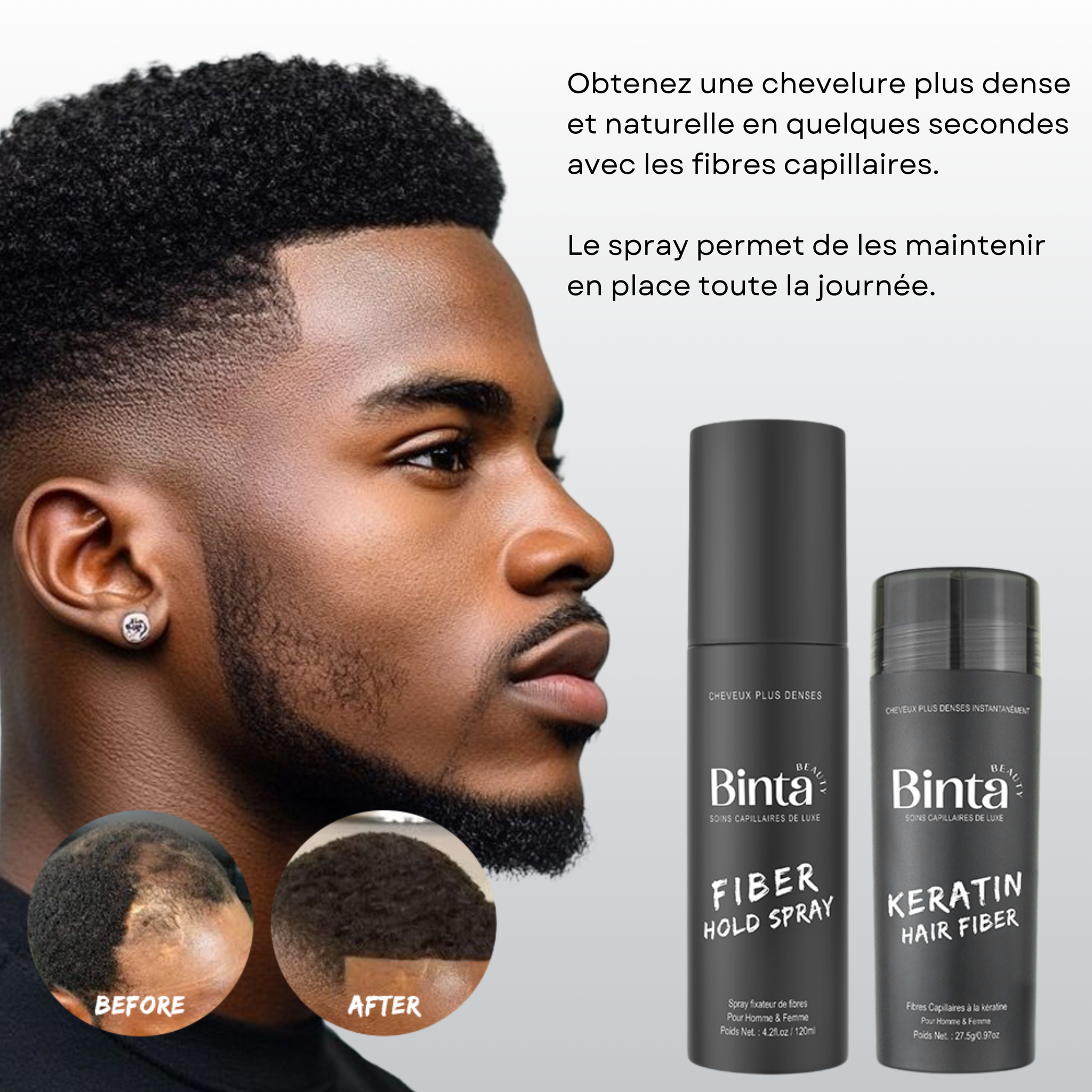BintaBeauty Fibres Capillaires Densifiantes