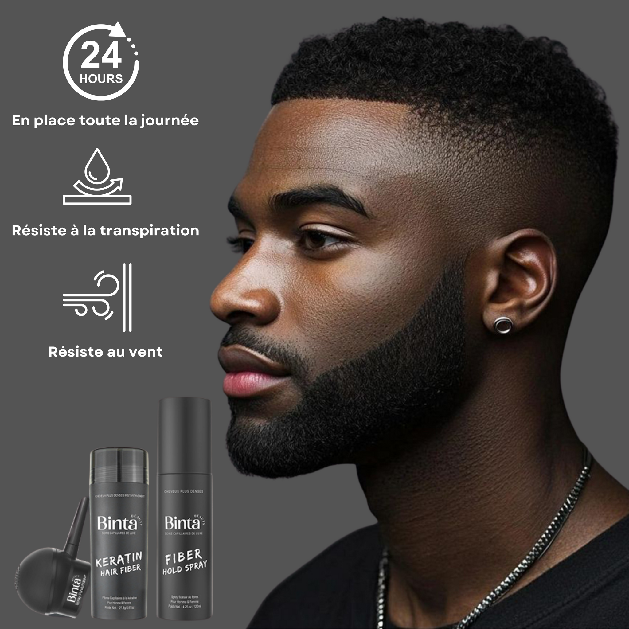 BintaBeauty Fibres Capillaires Densifiantes