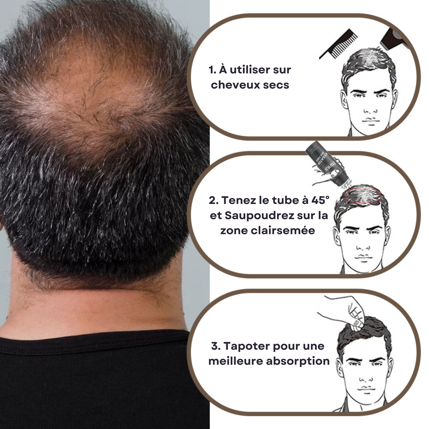 BintaBeauty Fibres Capillaires Densifiantes