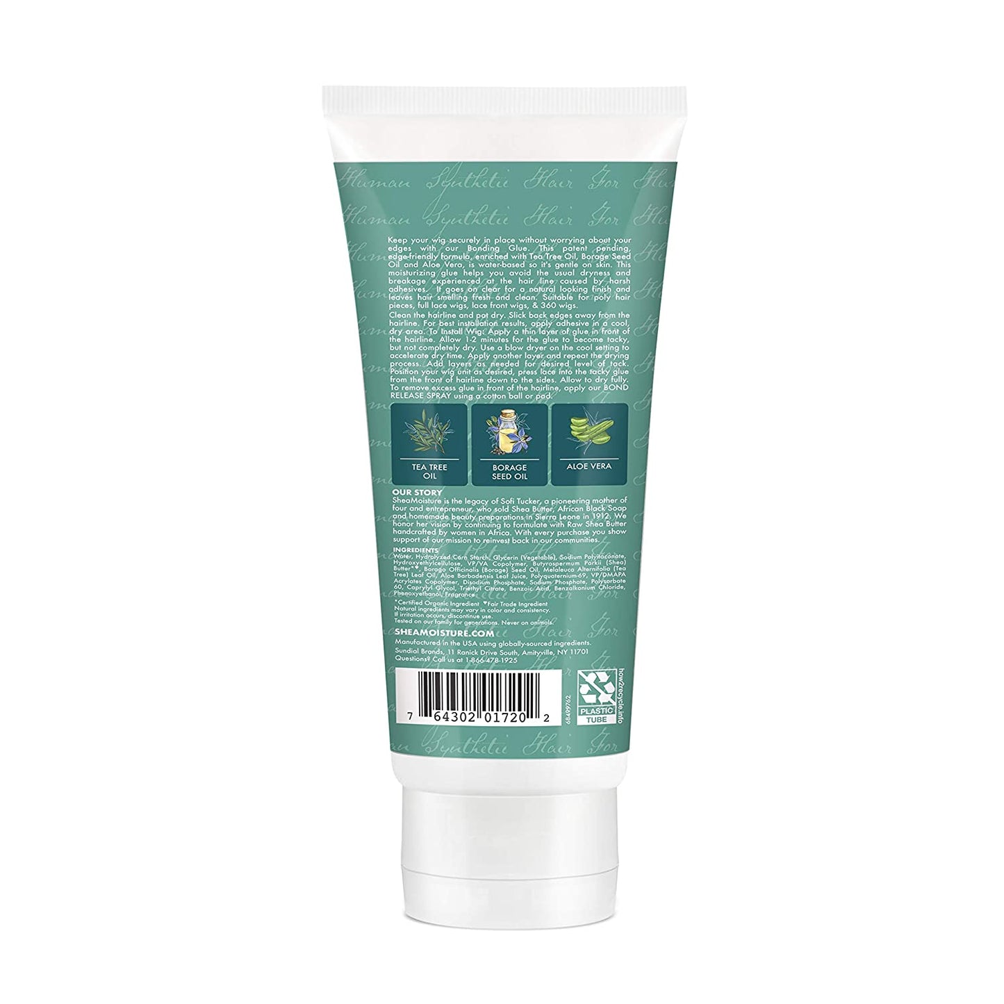 SheaMoisture Bonding Glue Crème Capillaire Colle pour perruque