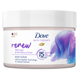 Dove Bath Therapy Renew Gommage Corps 295ml - Violette Sauvage & Hibiscus Rose | BintaBeauty