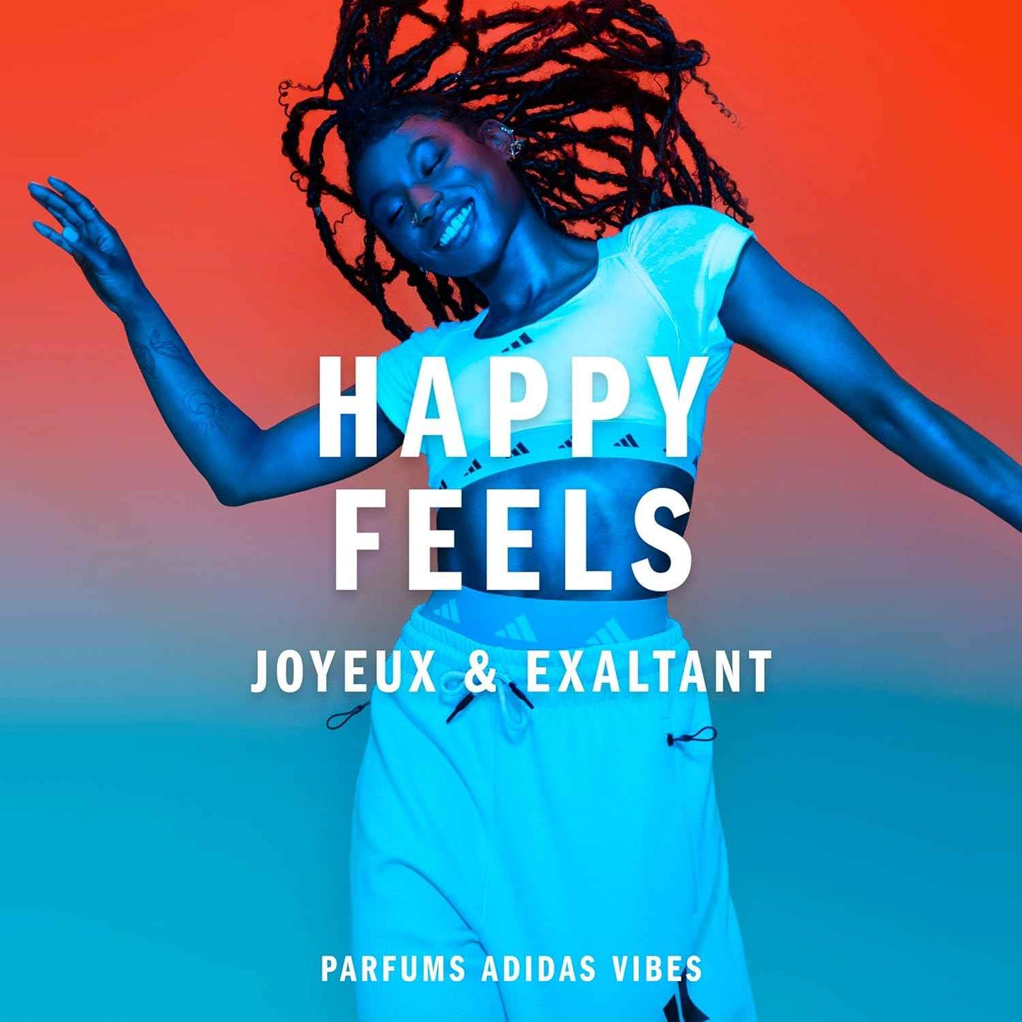 Adidas Happy Feels Eau de Toilette Femme – Fraîche & Florale