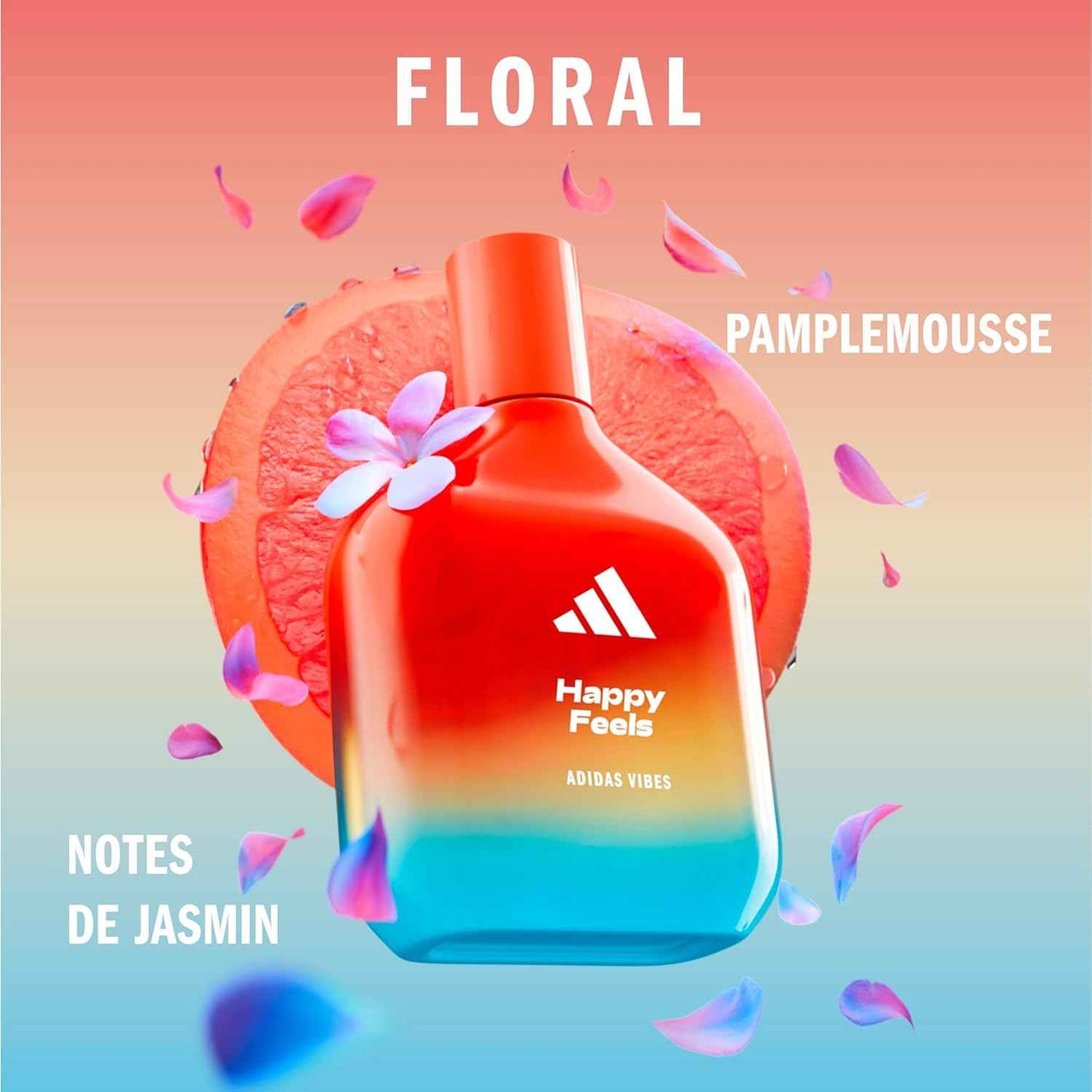Adidas Happy Feels Eau de Toilette Femme – Fraîche & Florale