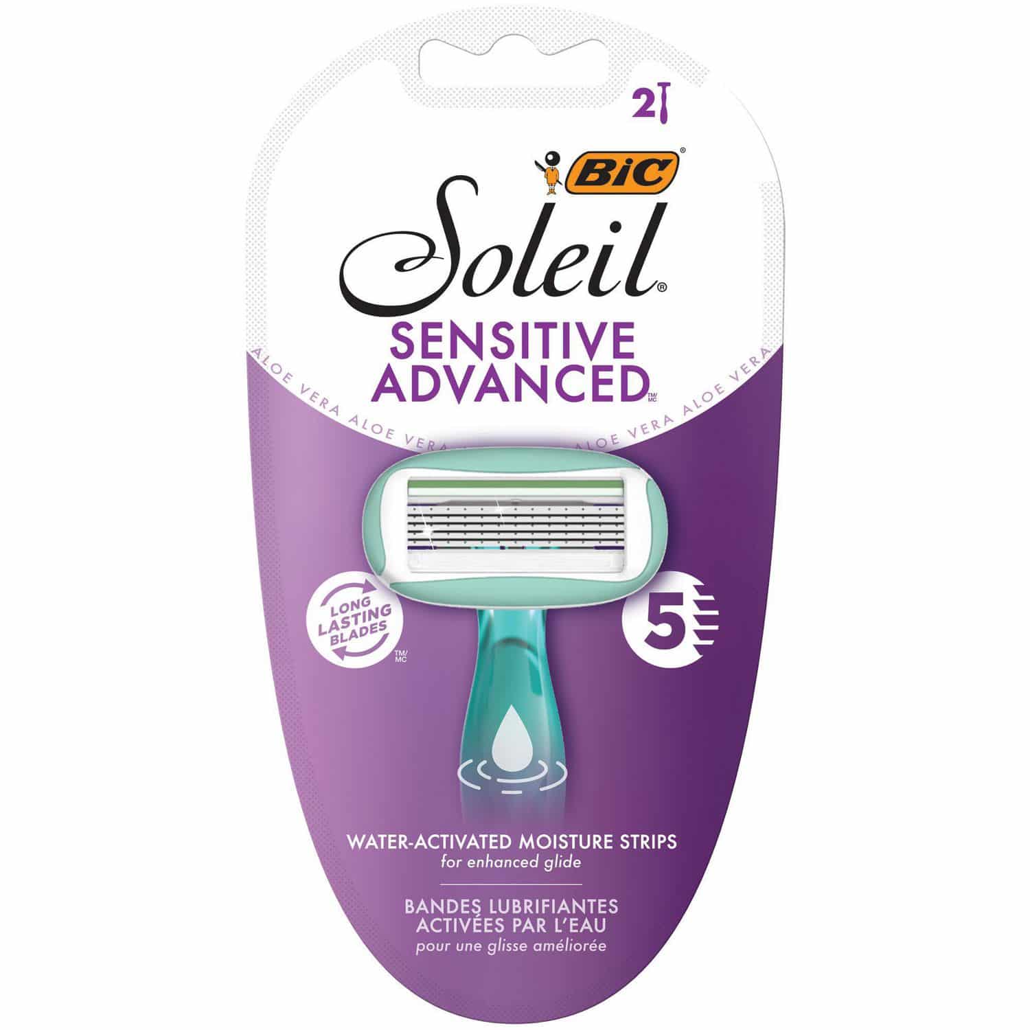 BIC Soleil Sensitive Advanced, Rasoirs Jetables
