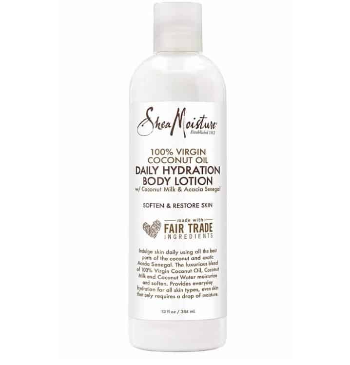 SheaMoisture Lait de corps 100% Virgin Coconut Oil Daily Hydration Body Lotion