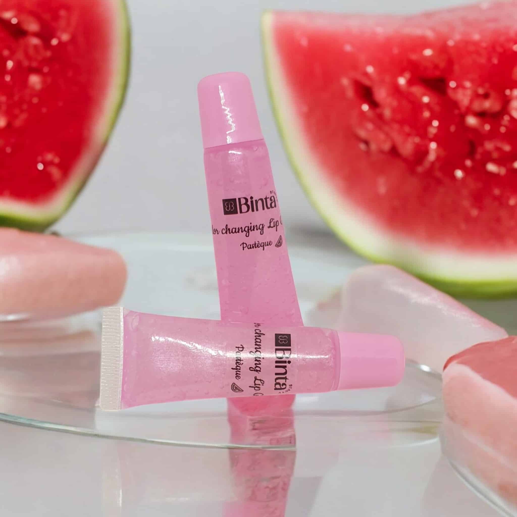 BintaBeauty Gloss Hydratant Lèvres Roses - Color changing