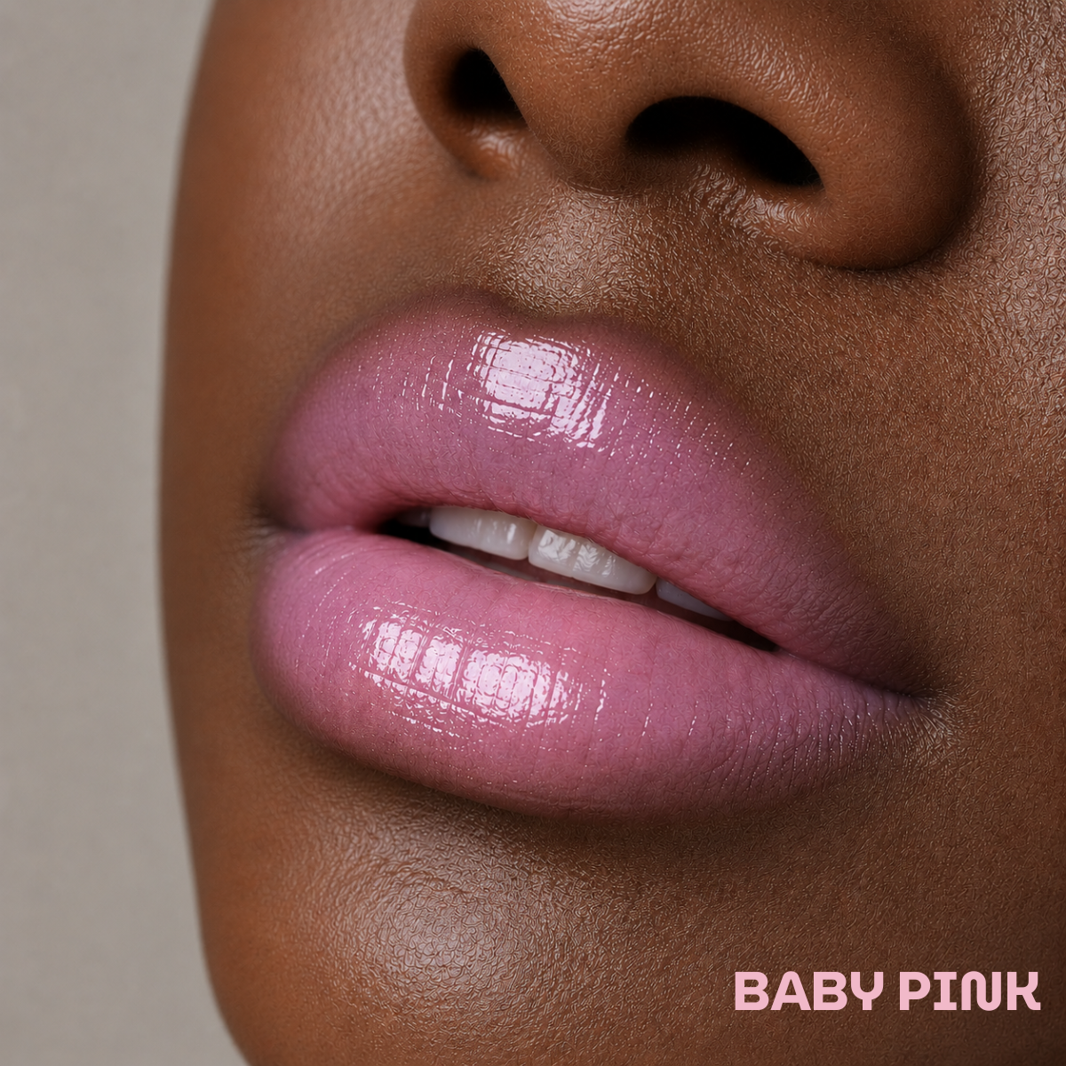 BintaBeauty Gloss à Lèvres Hydratant – Brillance & Soin - baby pink 
