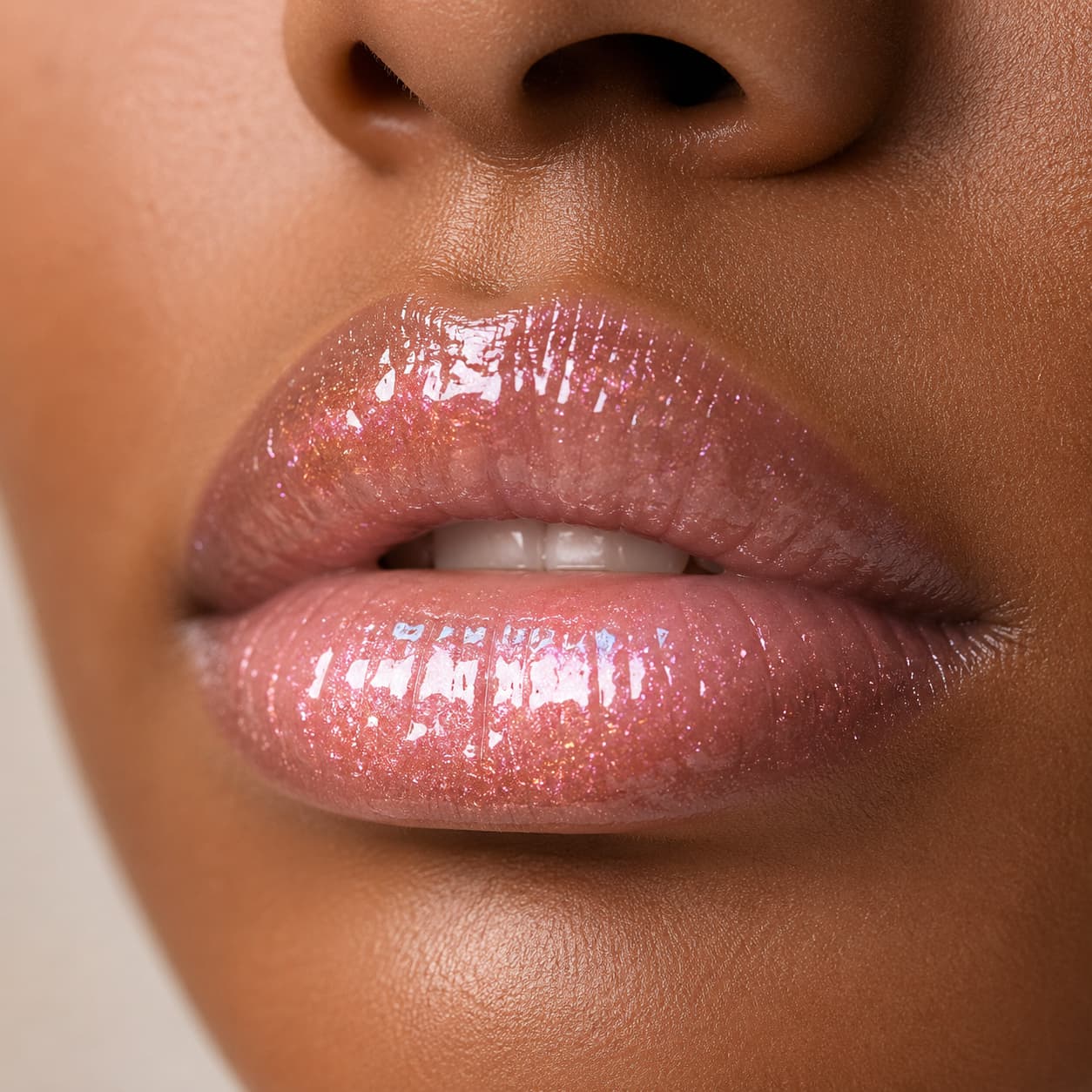 BintaBeauty Gloss à Lèvres Hydratant – Brillance & Soin - honey