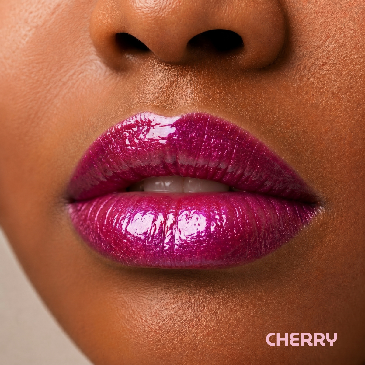 BintaBeauty Gloss à Lèvres Hydratant – Brillance & Soin - CHERRY