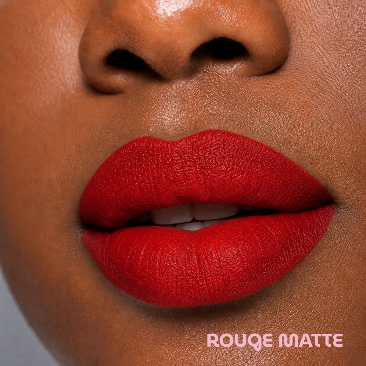 BintaBeauty Gloss à Lèvres finition matte - ROUGE 