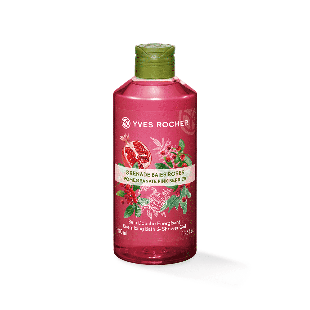 Yves Rocher Bain Douche Grenade Baies Roses - 400ml