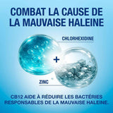 CB12 White Bain de Bouche Blancheur & Haleine Fraîche 12h 250ml