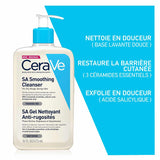 Cerave Gel Nettoyant Sa Anti-rugosités Peaux Sèches et Rugueuses 473ml