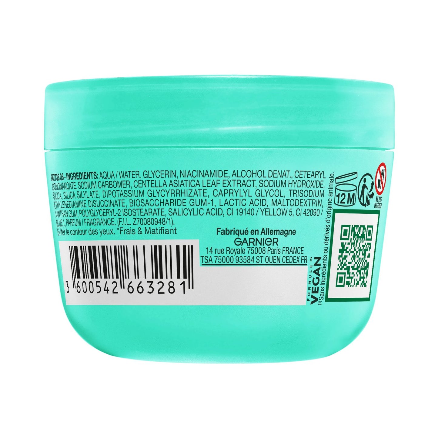 Garnier Sorbet Hydratant Anti-Imperfections Fresh & Mat