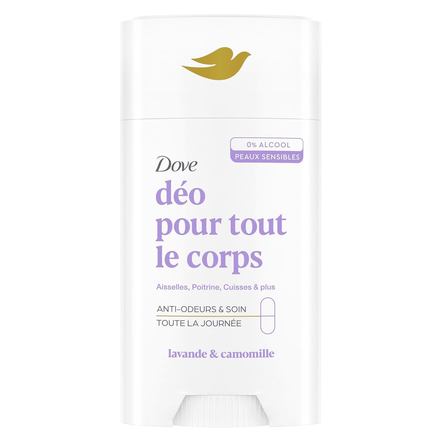 Dove Déodorant Stick 0% Alcool Lavande & Camomille | BintaBeauty