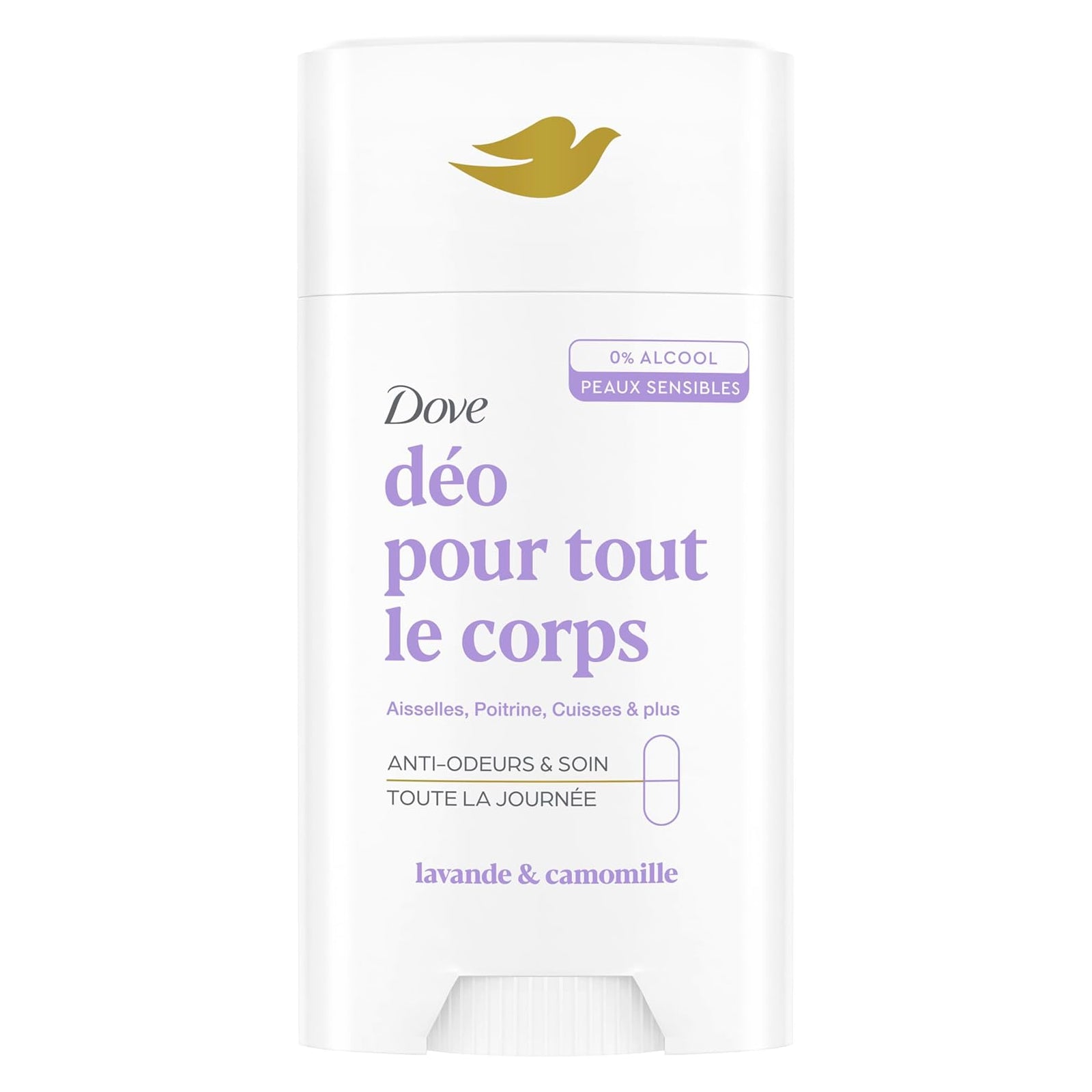 Dove Déodorant Stick 0% Alcool Lavande & Camomille | BintaBeauty
