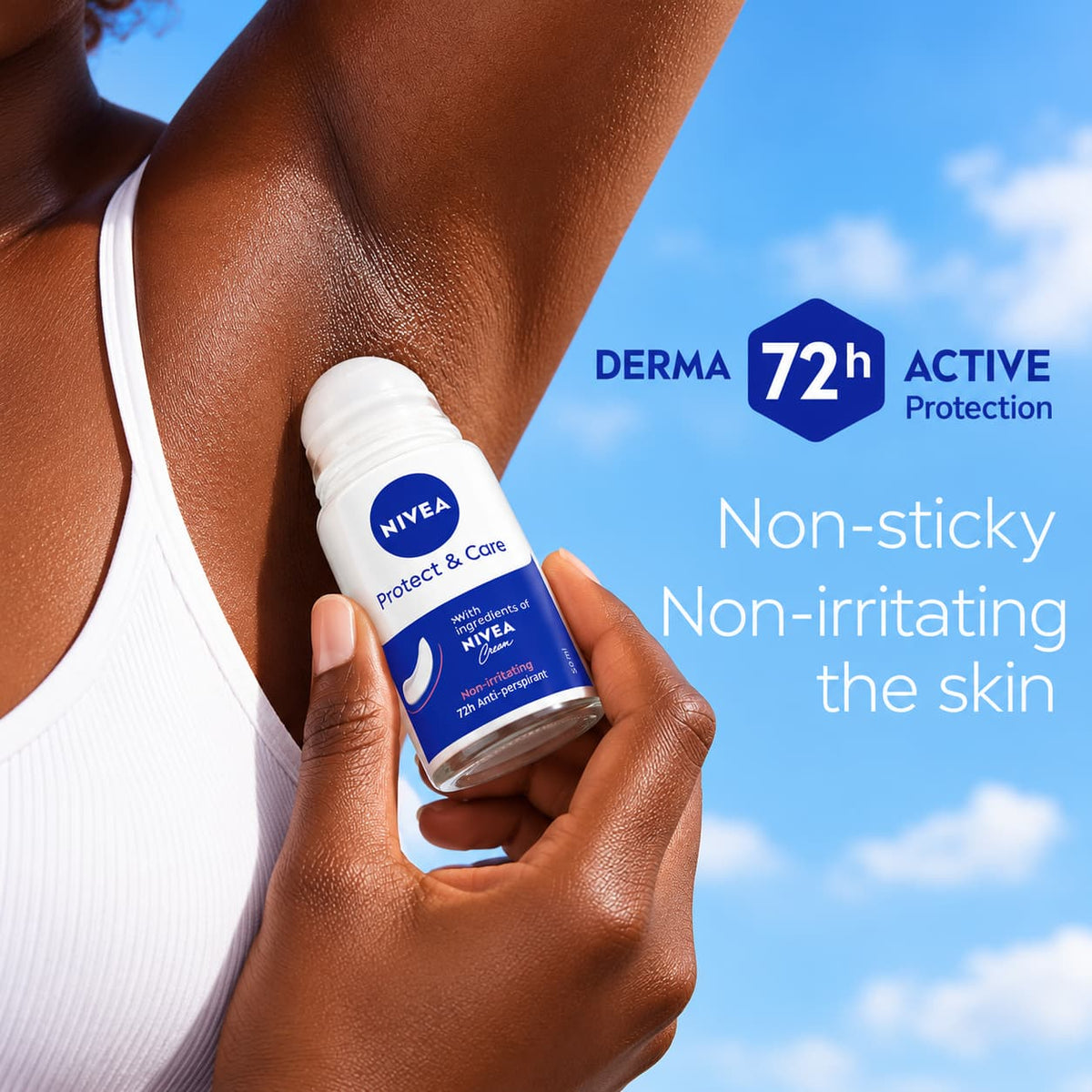 Nivea Protect & Care Roll-On Deodorant 50ml | binta beauty Senegal