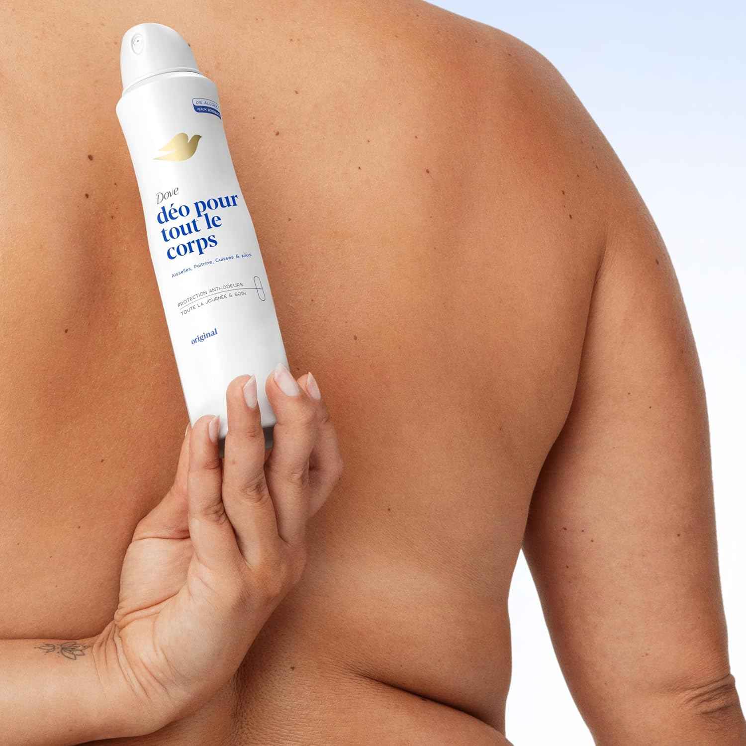 Dove Déodorant Corps Original Spray 72h 0% Alcool 150ml