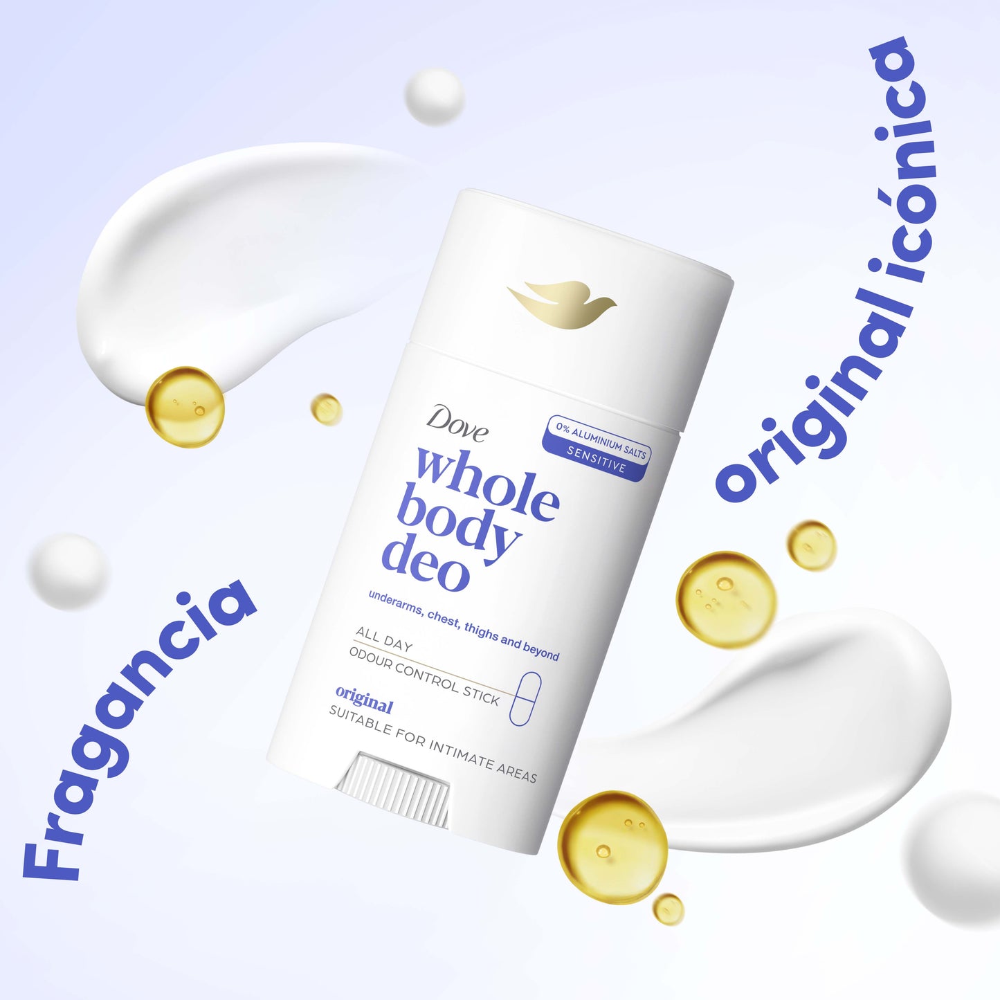 Dove Déodorant Corps Original Stick 72h 0% Alcool 75ml