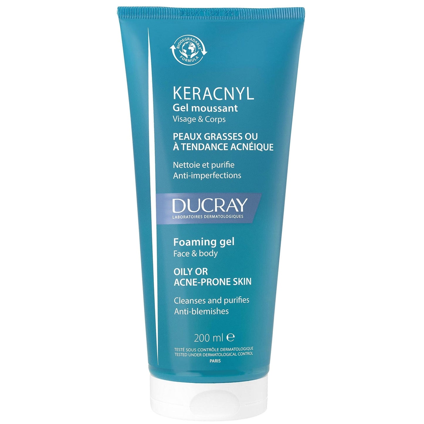 Ducray KERACNYL Gel moussant - 200ml