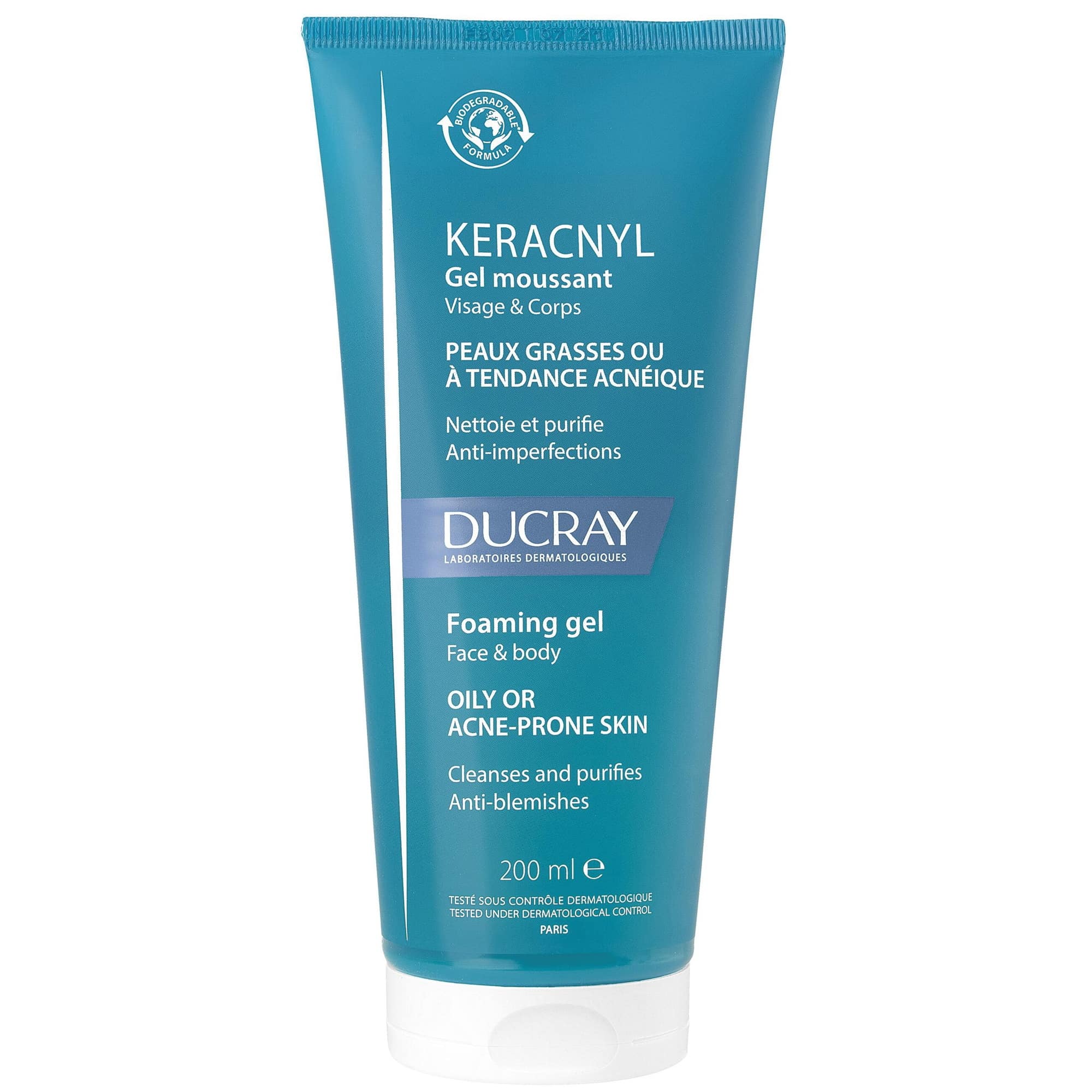 Ducray KERACNYL Gel moussant - 200ml