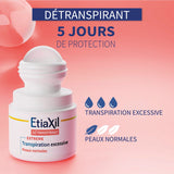ETIAXIL – Déodorant Détranspirant Extrême Traitement Transpiration Excessive Protection 5 Jours