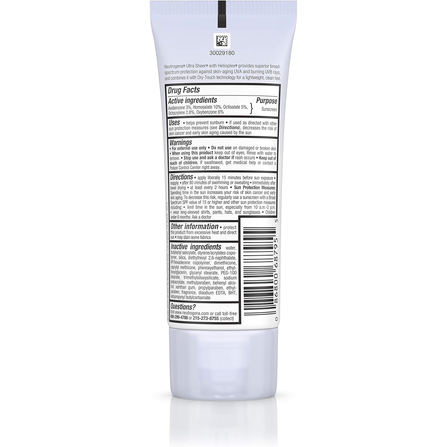 Neutrogena Ultra Sheer Écran Solaire Toucher Sec SPF 45