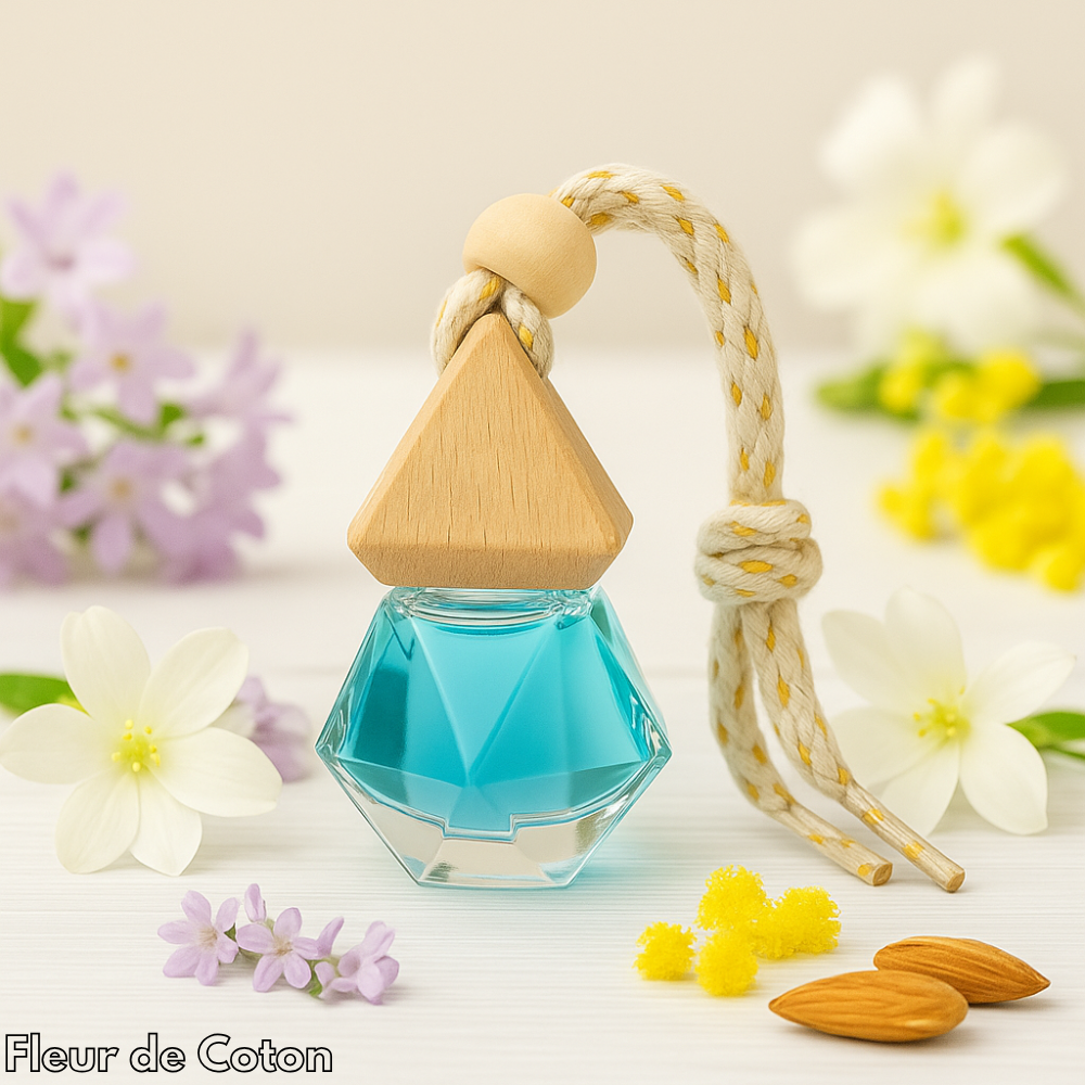 Diffuseur de Voiture Fleur de Coton – Parfum Floral Doux | BintaBeauty | BintaBeauty