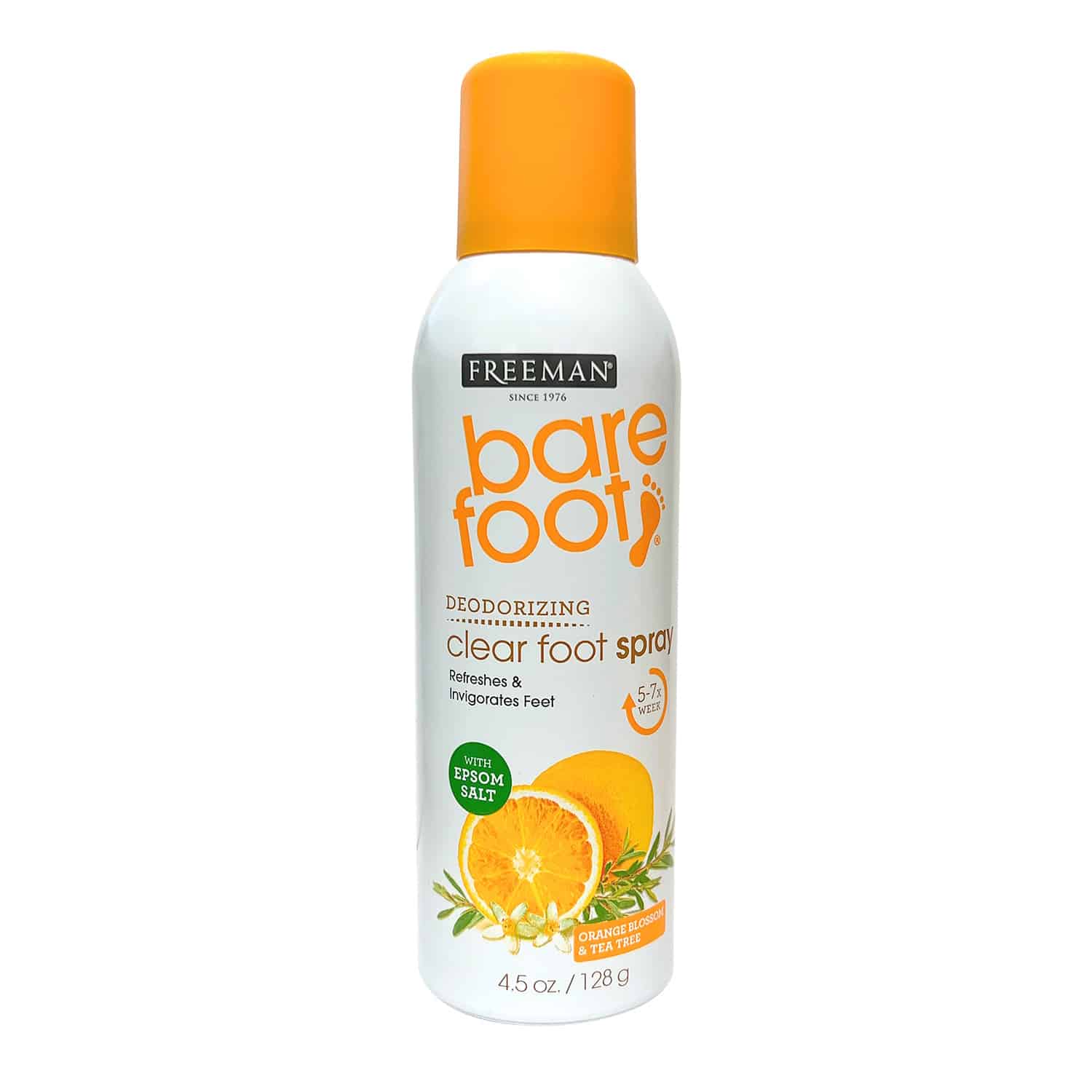 Freeman Bare foot Déodorant Pieds - Orange & Arbre à Thé