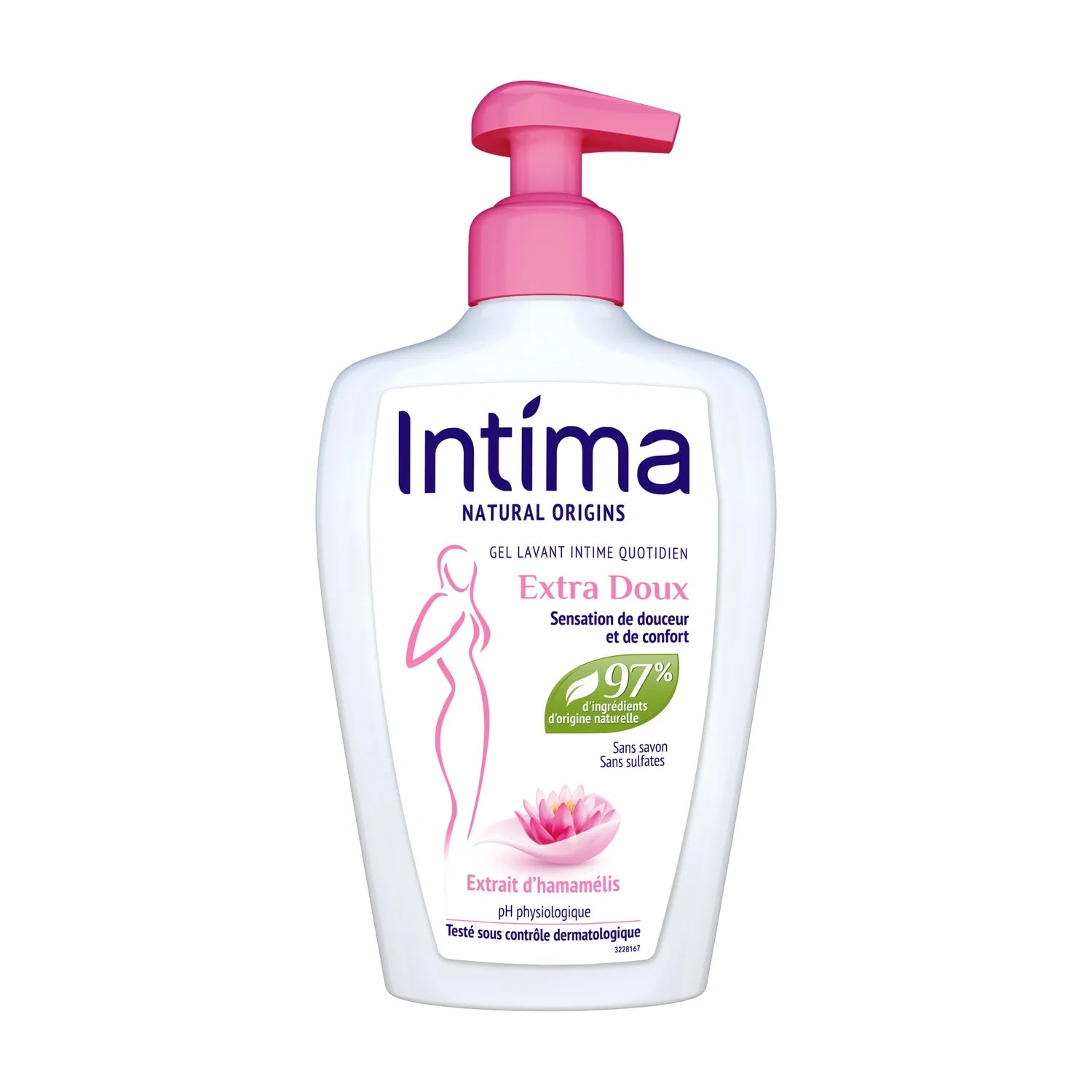 Intima Gel Douche Intime Extra Doux à l'Extrait d'Hamamélis - 200 ml