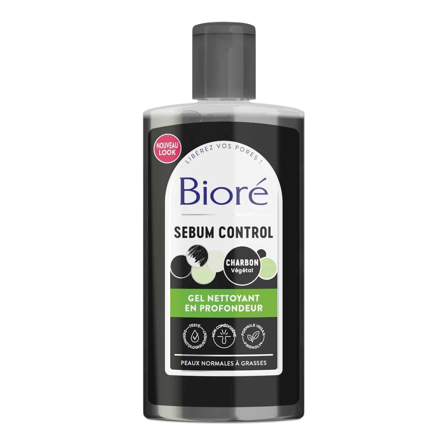Bioré Gel Nettoyant Profond au Charbon – Pores & Sébum
