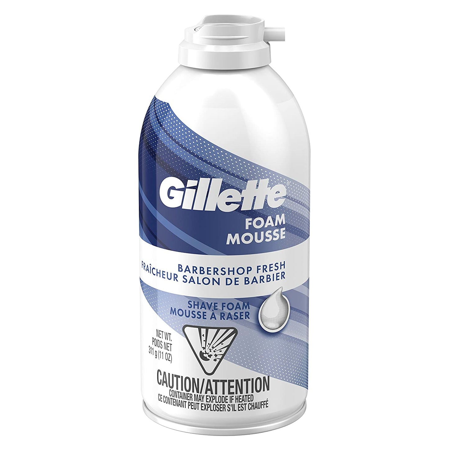Gillette Mousse à raser Barbershop Fresh