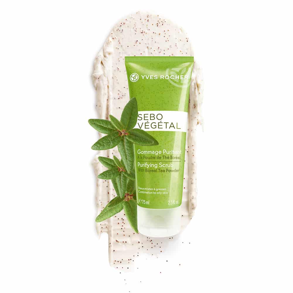 SEBO VÉGÉTAL Gommage purifiant Peaux Mixtes à Grasses - Yves Rocher