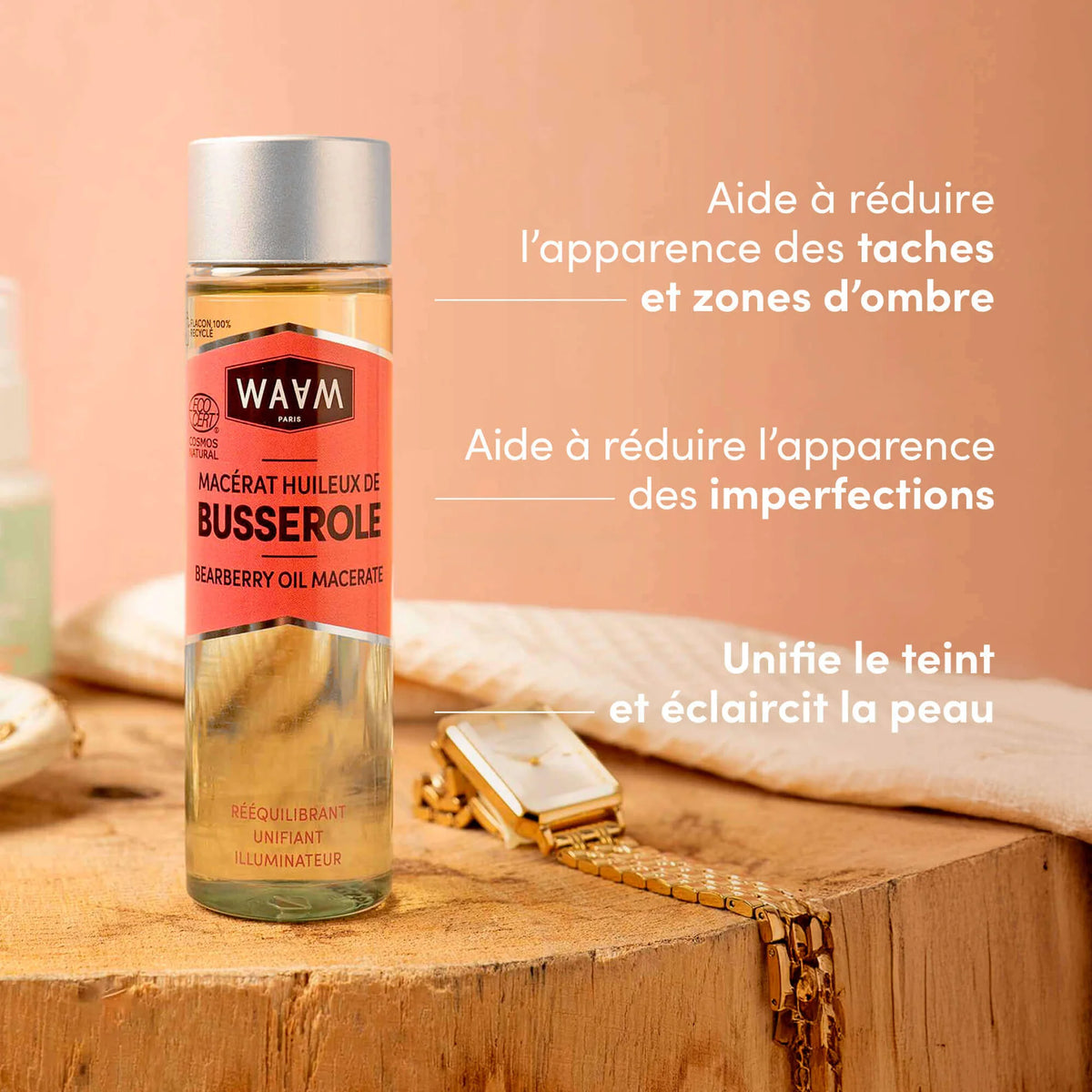 WAAM Macérât Huileux de Busserole – Unifiant & Anti-Taches