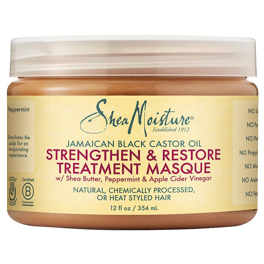 SheaMoisture JBCO Strengthen & Restore Treatment - Masque Capillaire 340 g