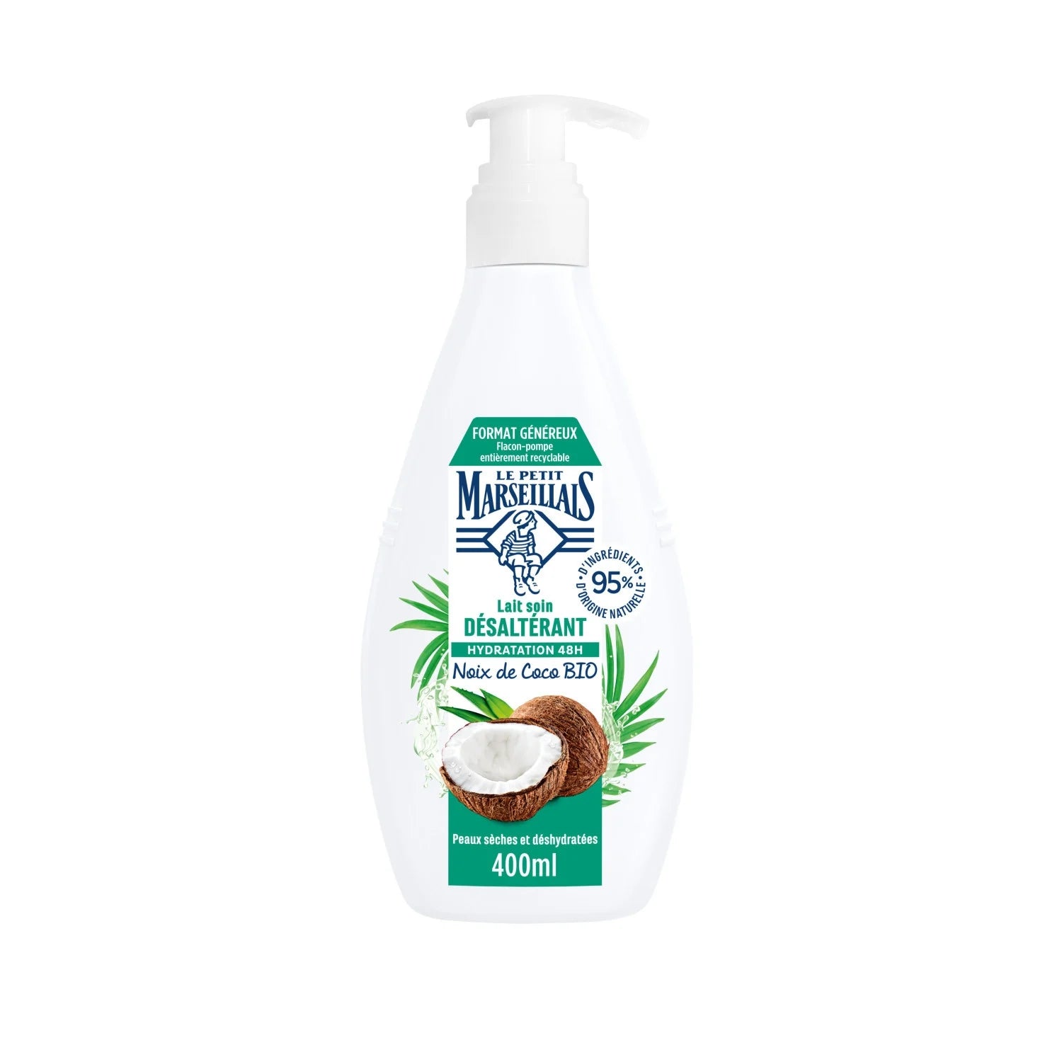 Le Petit Marseillais Lait Désaltérant Noix de Coco Bio