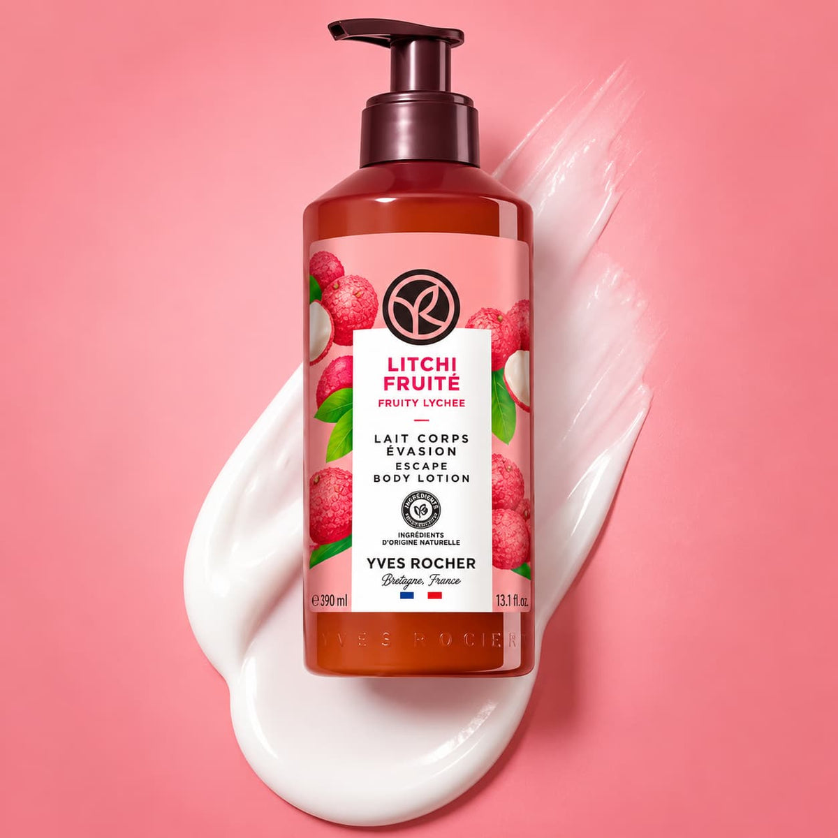  Lait Corps Hydratant au Litchi (390ml) 