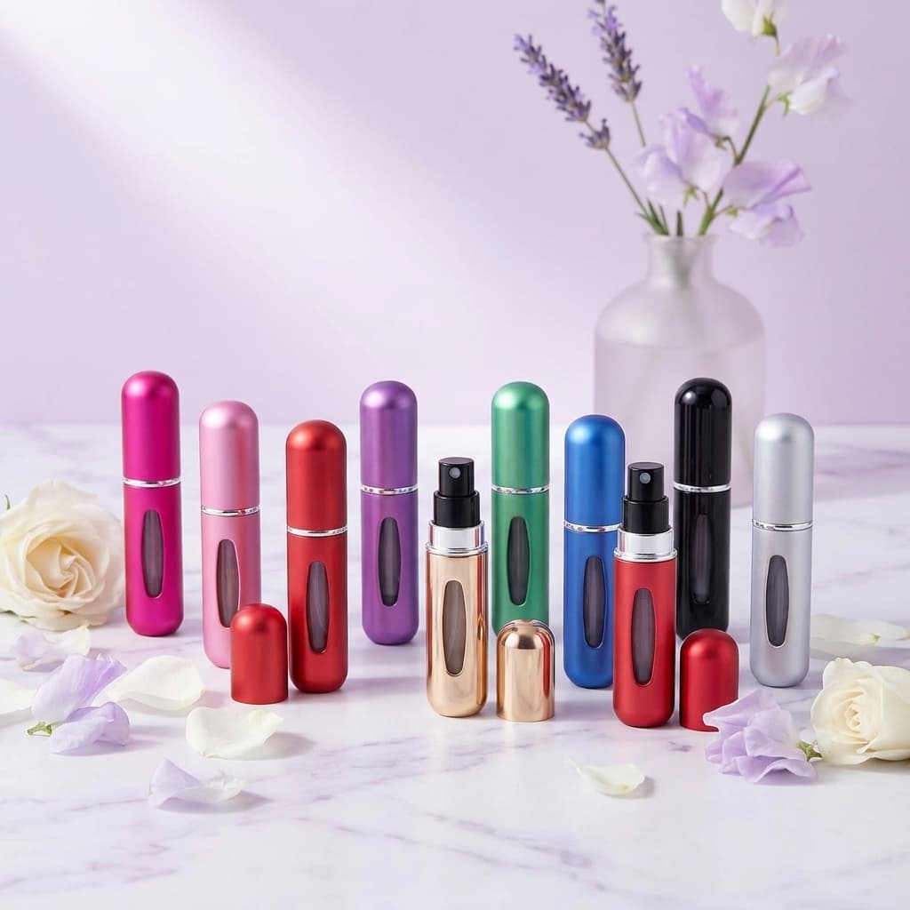 Mini Vaporisateur de Sac Rechargeable – Parfum Voyage