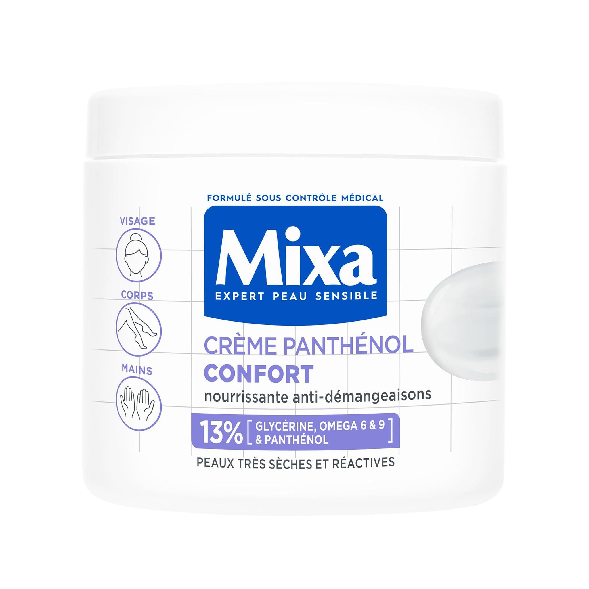Mixa Expert Peau Sensible Crème Nourrissante Anti-Démangeaisons