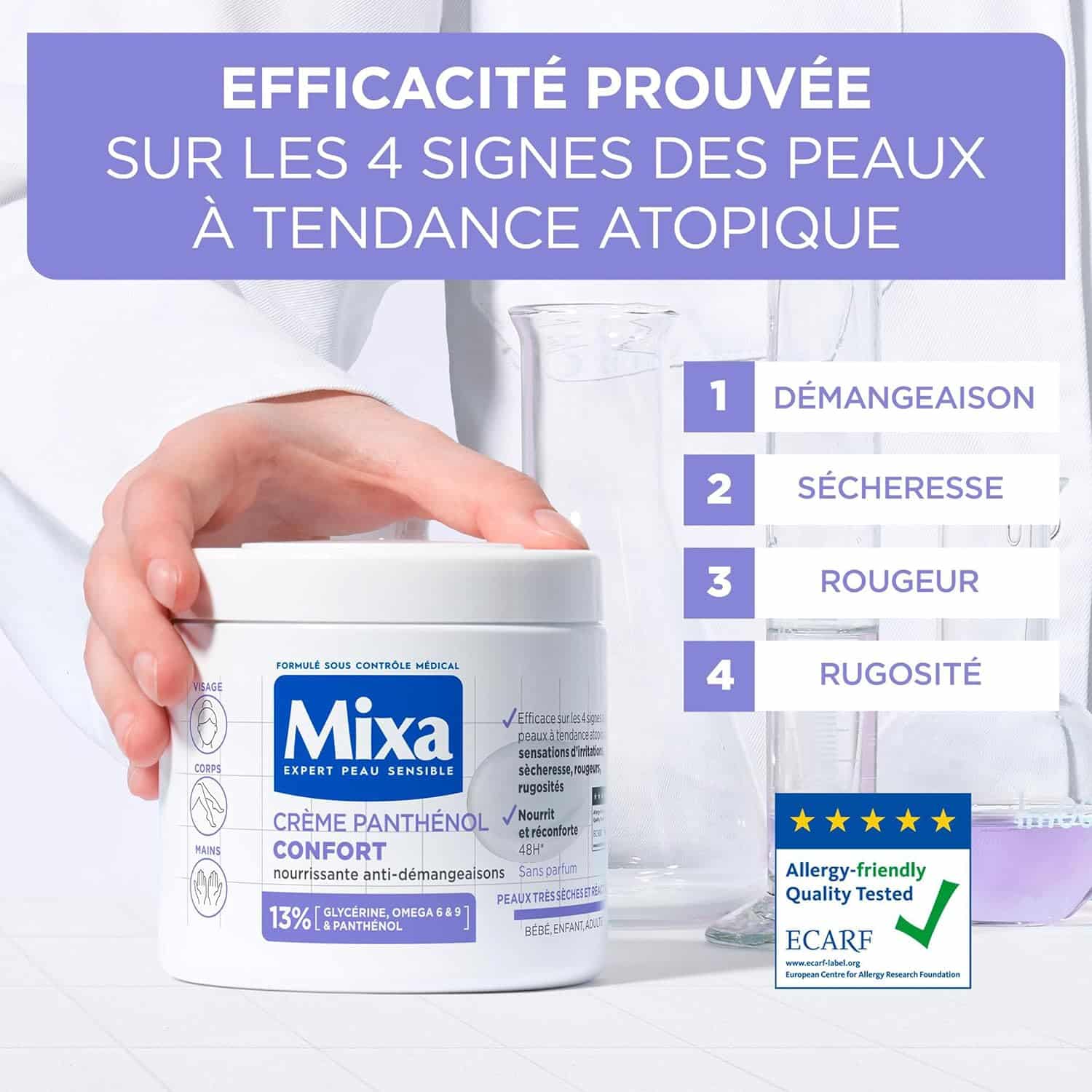 Mixa Expert Peau Sensible Crème Nourrissante Anti-Démangeaisons