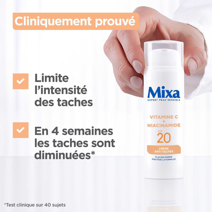 Mixa Crème Hydratante Anti-Taches Vitamine C & Niacinamide 50ml