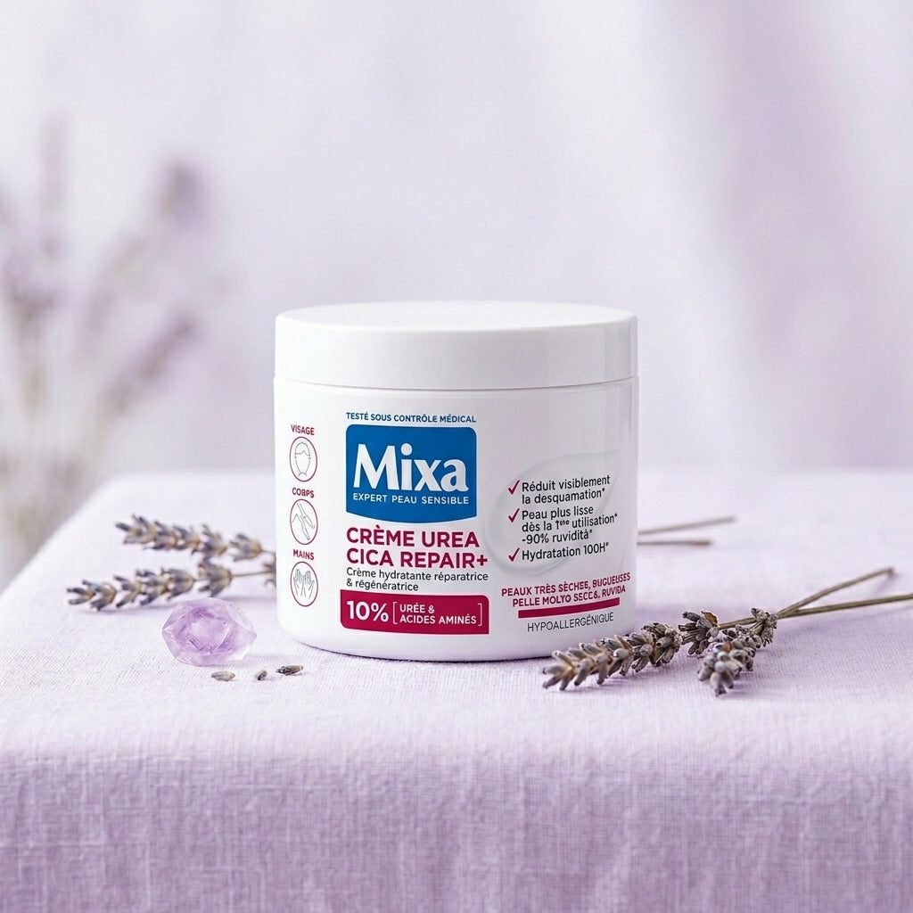 Mixa Expert Peau Sensible Crème Lissante Cica Réparation | BintaBeauty