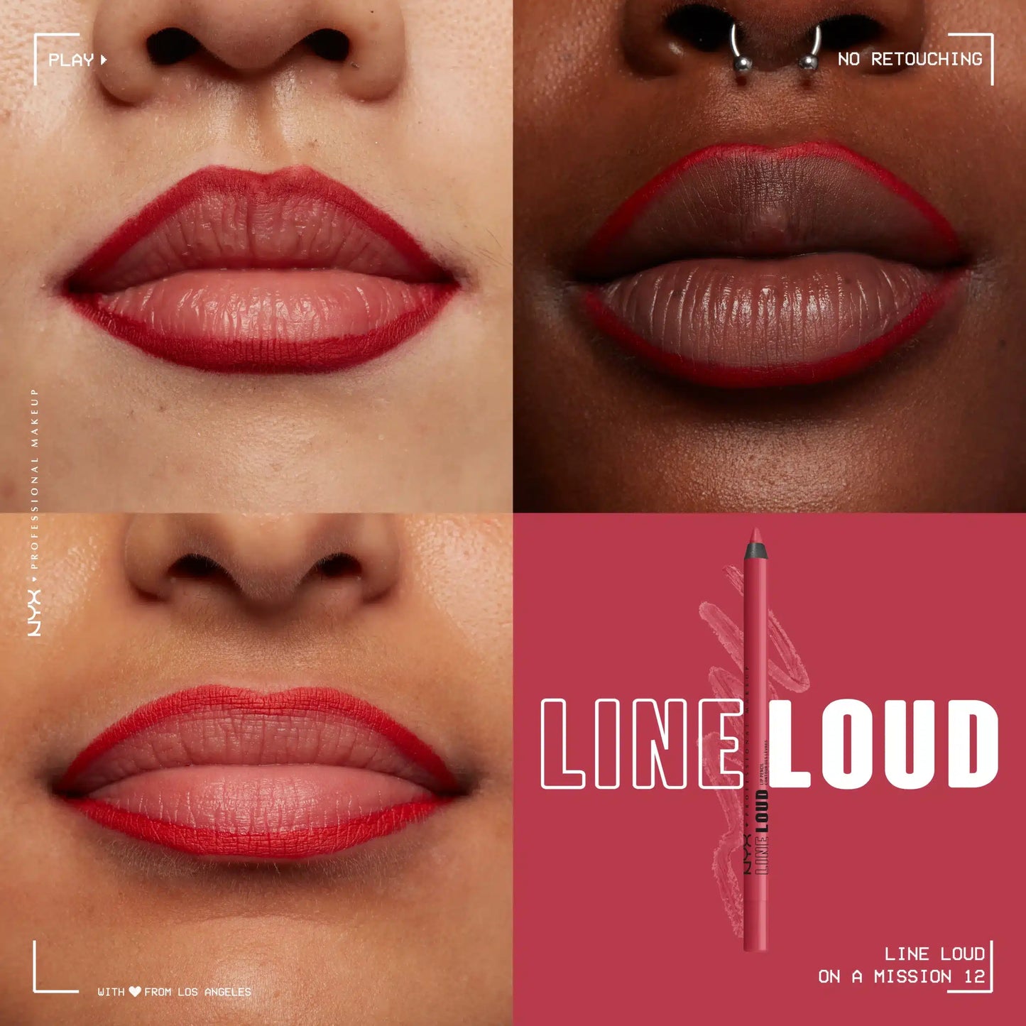 NYX - Loud-pout Lip Kit - Crayon à Lèvres + Gloss