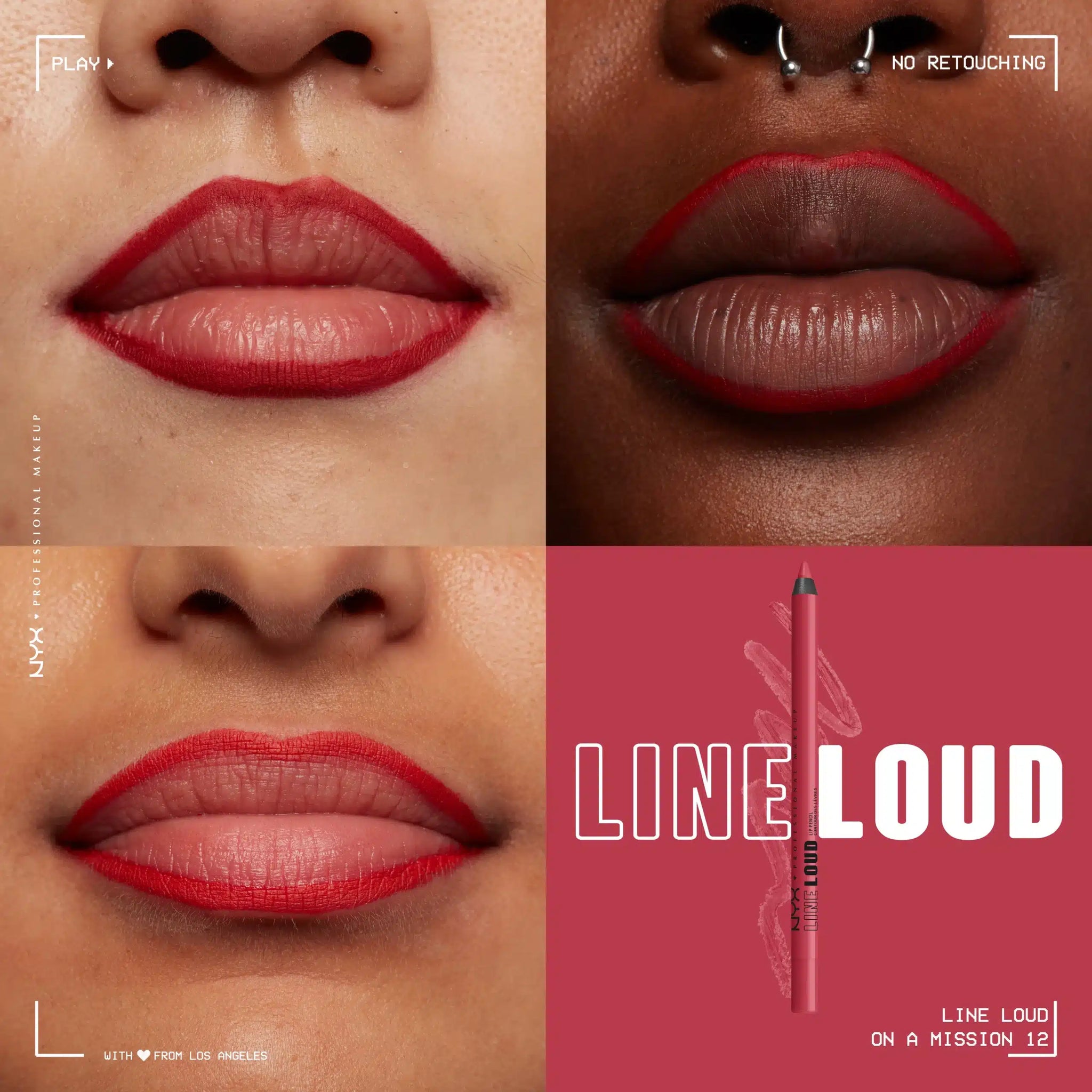NYX - Loud-pout Lip Kit - Crayon à Lèvres + Gloss