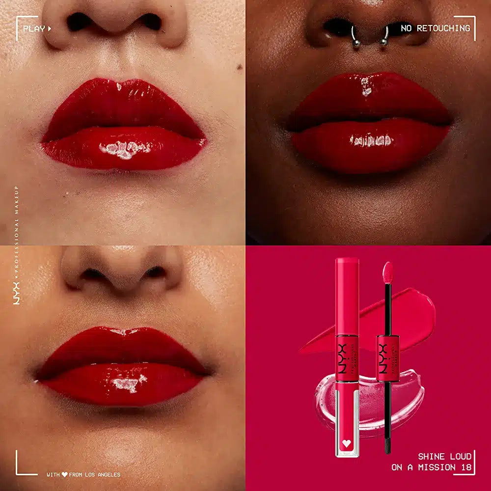 NYX - Loud-pout Lip Kit - Crayon à Lèvres + Gloss