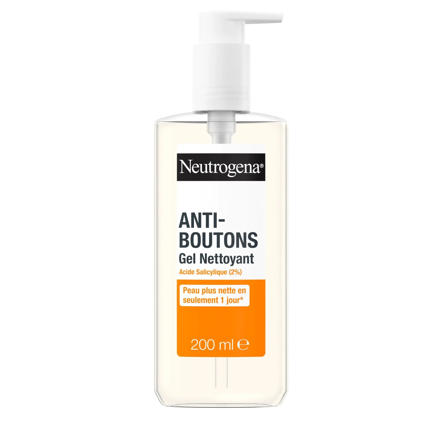 Neutrogena Anti-boutons : gel nettoyant à L’acide Salicylique 200 ml | BintaBeauty