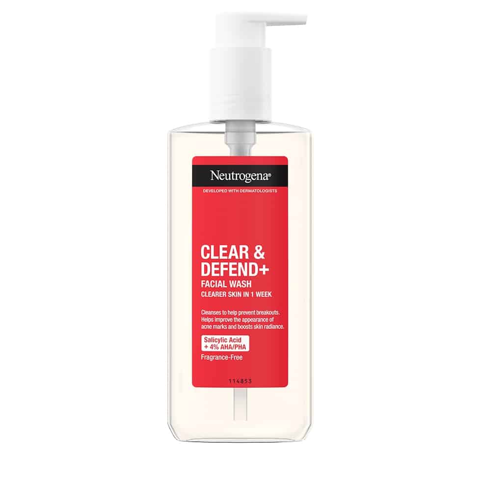 NEUTROGENA Clear & Defend+ Gel Nettoyant anti-boutons