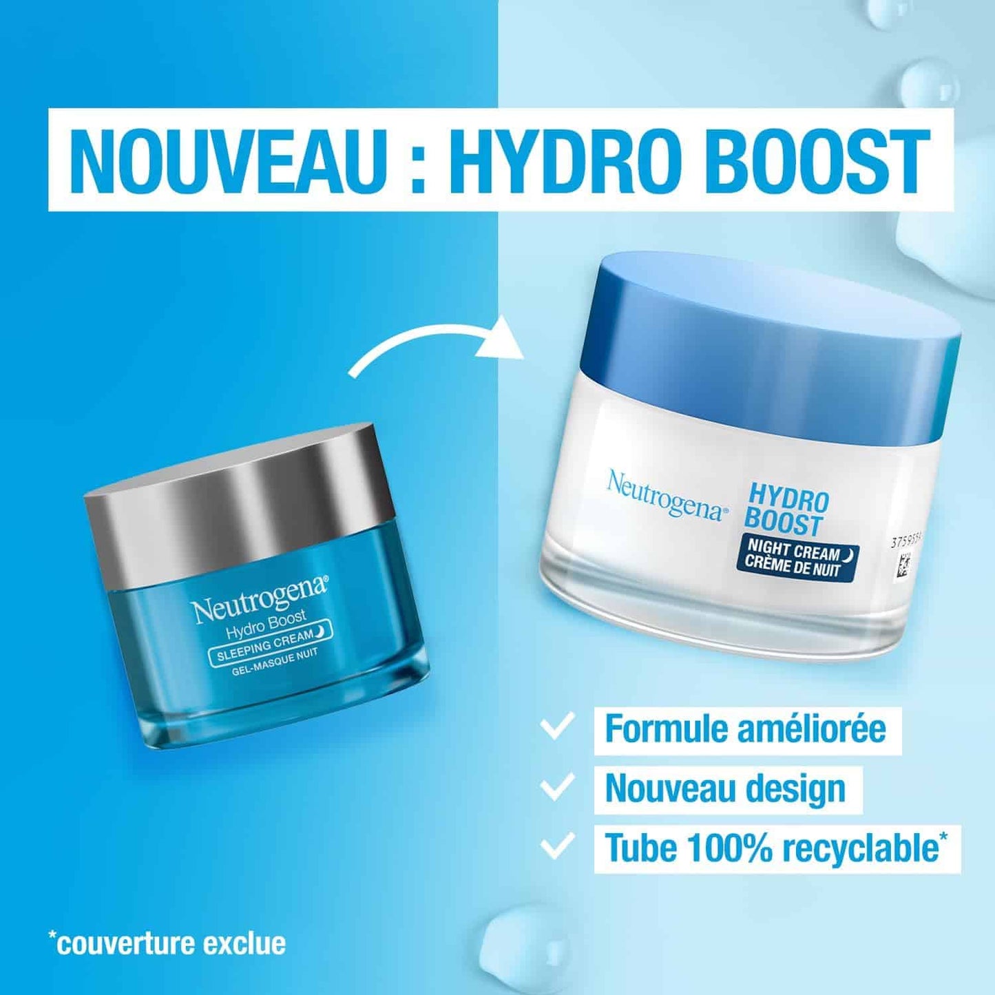Neutrogena Hydro Boost Gel-Crème Hydratant 50ml